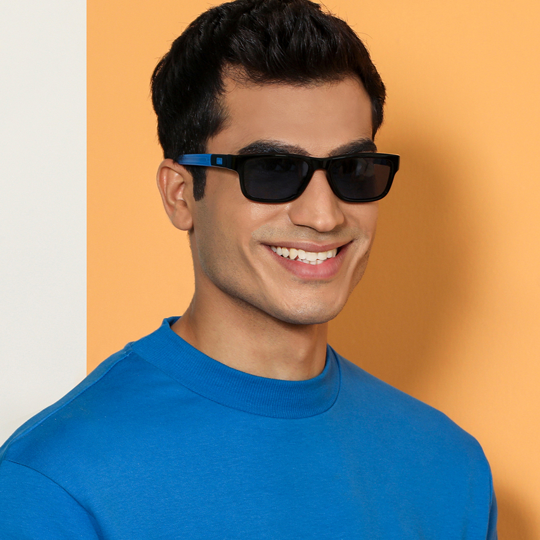 Vincent Chase Online Black Full Rim Rectangle left side