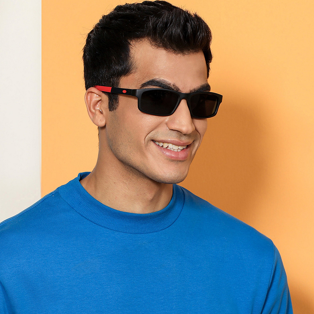 Vincent Chase Online Black Full Rim Rectangle left side