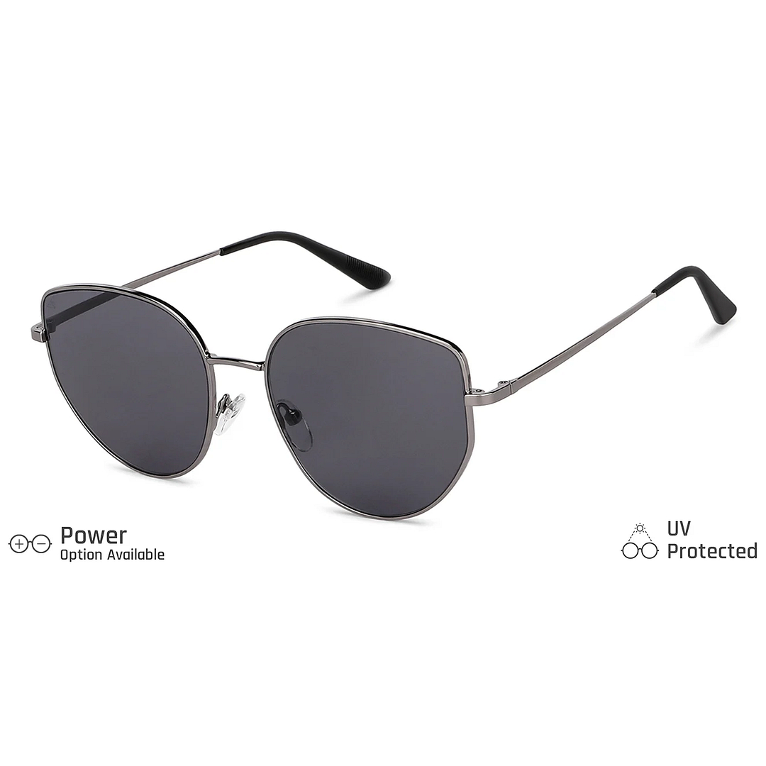 Vincent Chase Online Gunmetal Full Rim Cat Eye right side