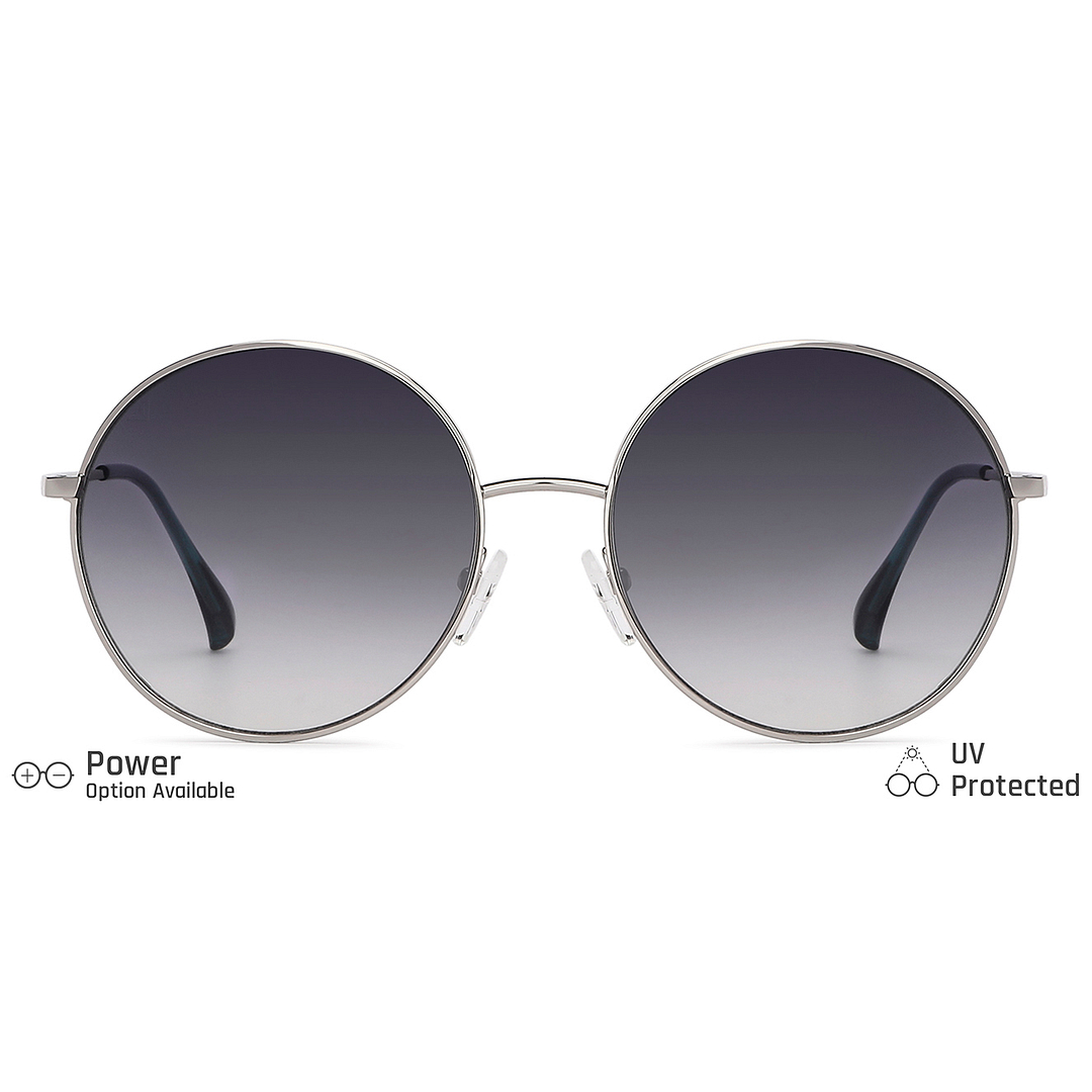 Vincent Chase Online Silver Full Rim Round left side