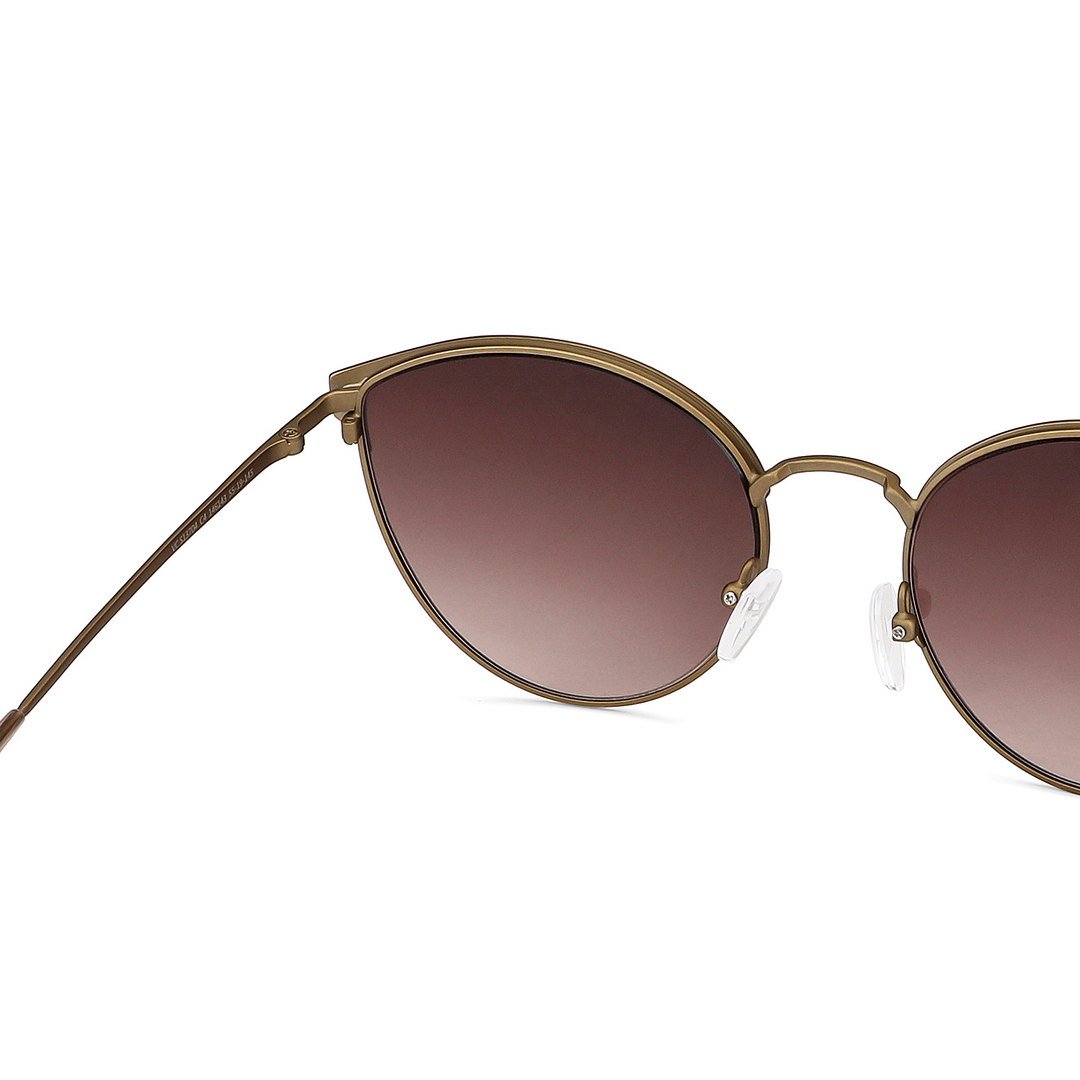 Vincent Chase Online Gold Full Rim Cat Eye right side