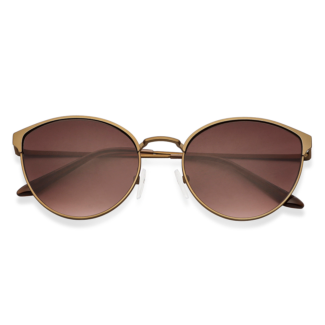 Vincent Chase Online Gold Full Rim Cat Eye left side