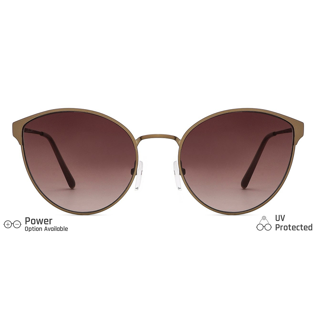 Vincent Chase Online Gold Full Rim Cat Eye left side