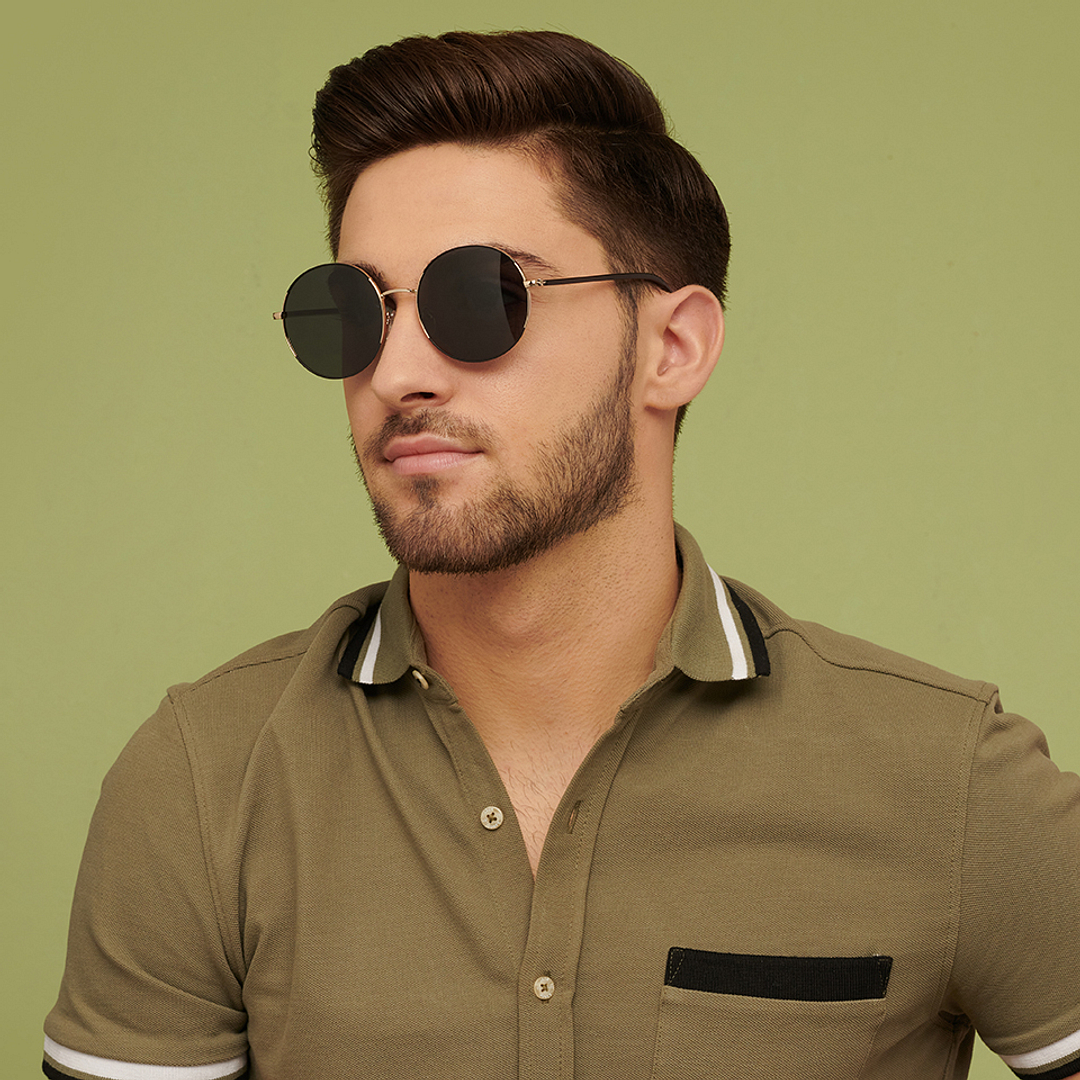 Vincent Chase Online Black Full Rim Round right side