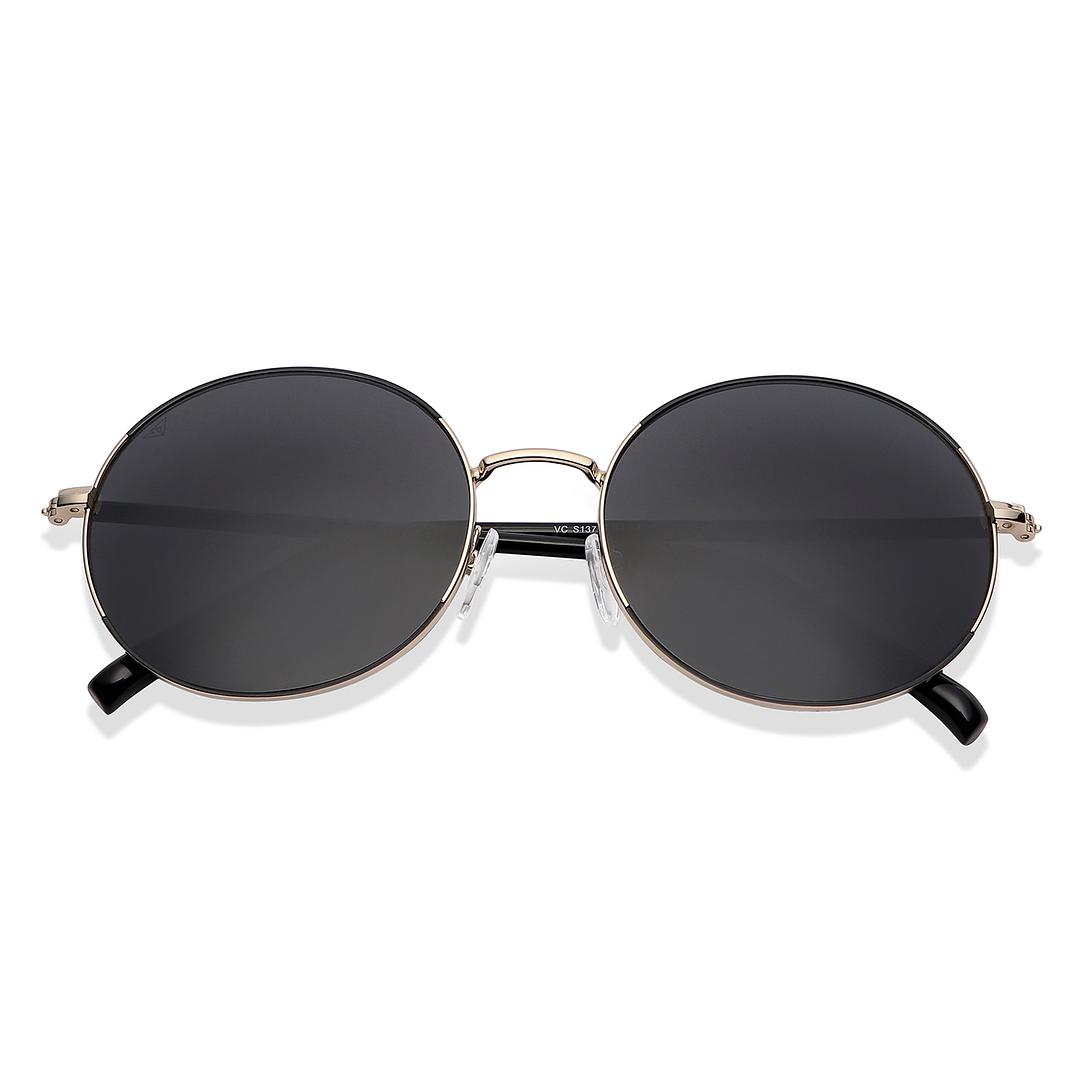 Vincent Chase Online Black Full Rim Round left side