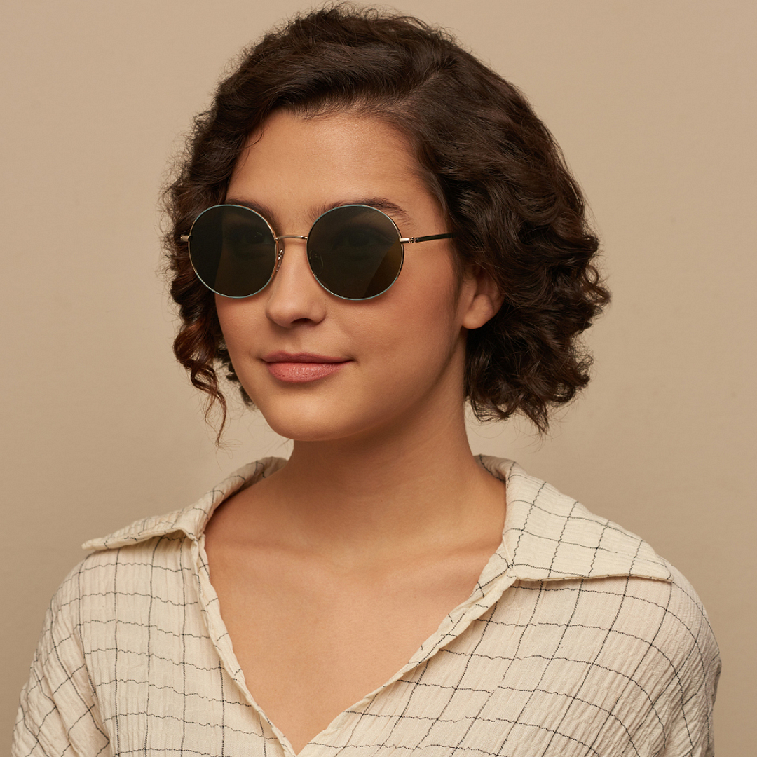 Vincent Chase Online Gold Full Rim Round left side