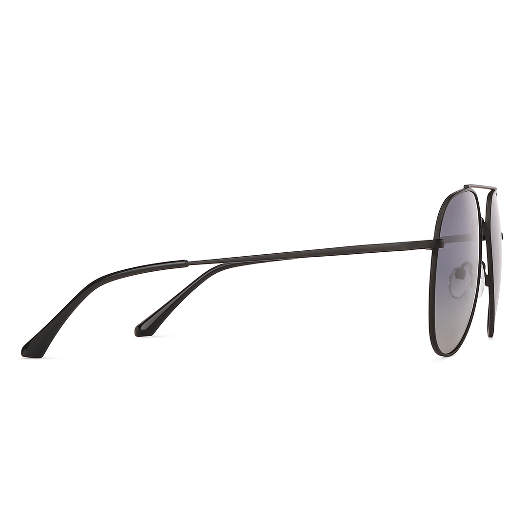 Vincent Chase Online Black Full Rim Aviator left side