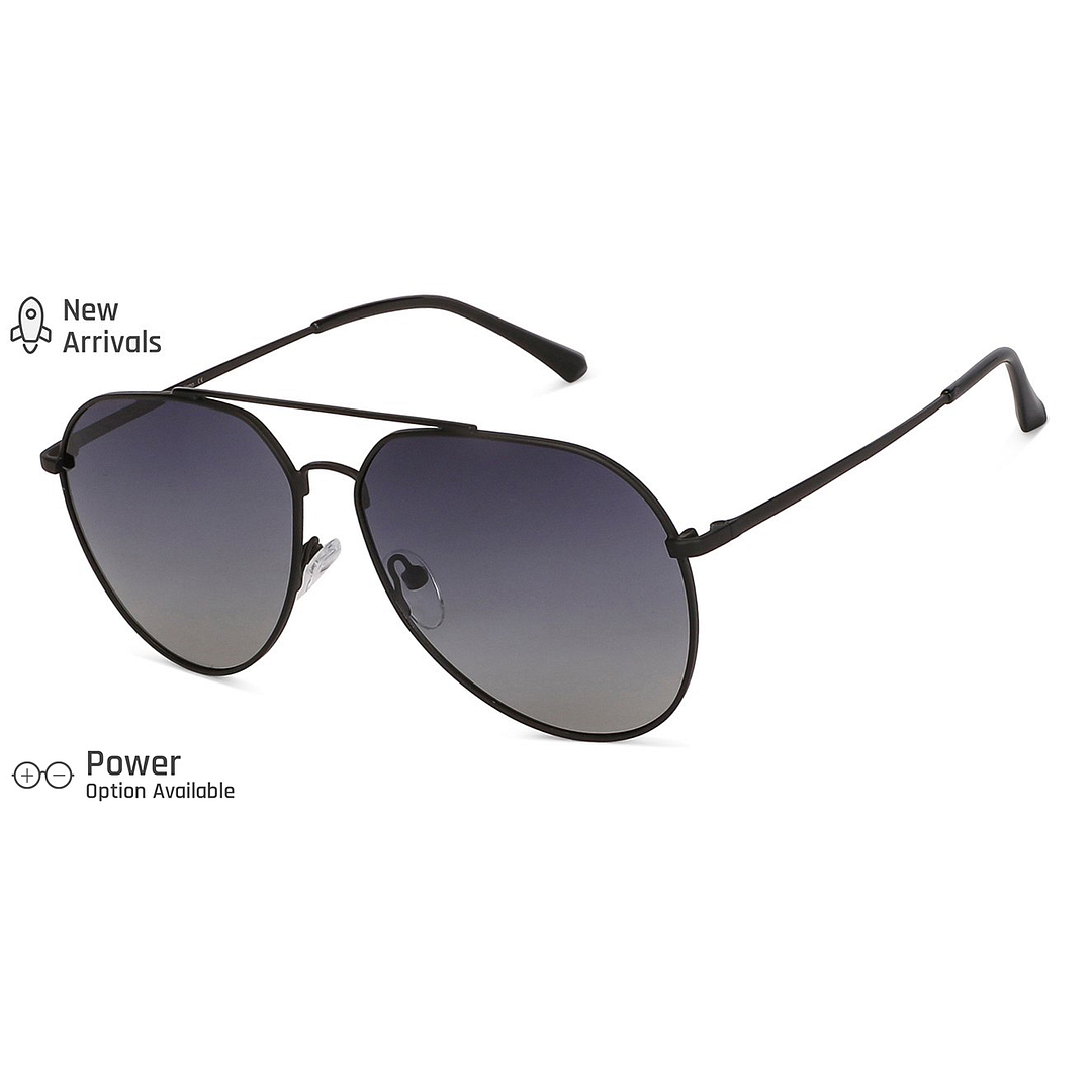 Vincent Chase Online Black Full Rim Aviator right side