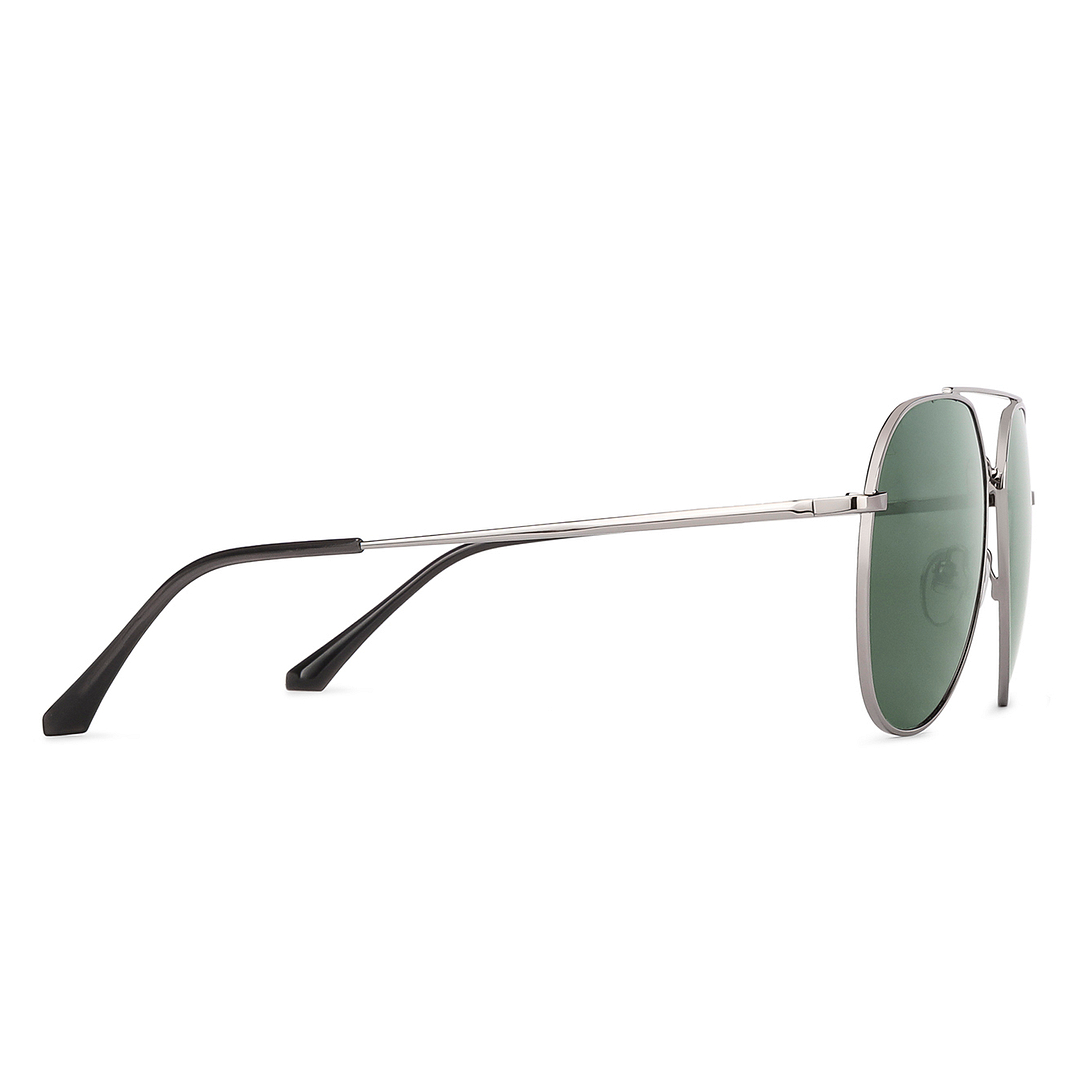 Vincent Chase Online Gunmetal Full Rim Aviator left side