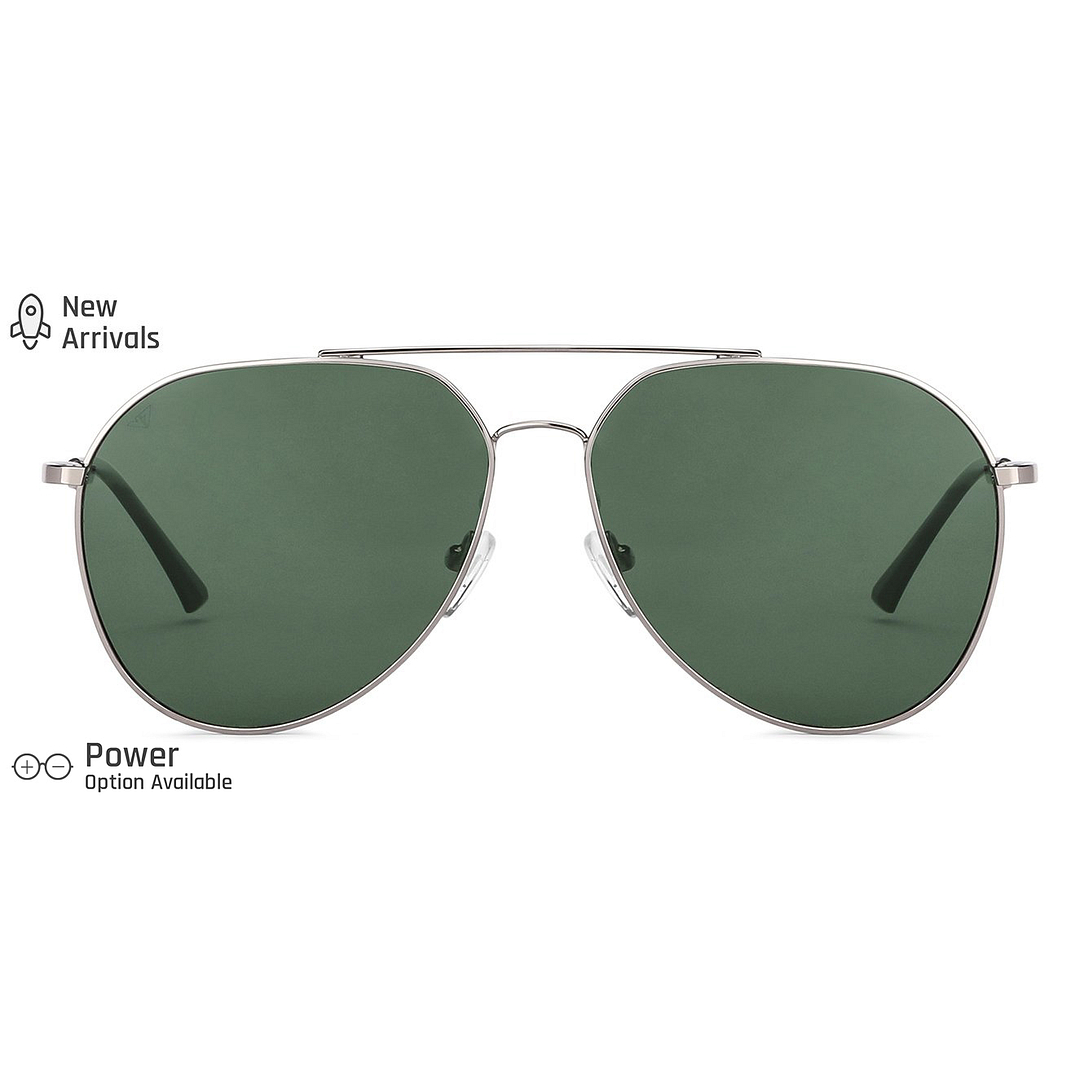 Vincent Chase Online Gunmetal Full Rim Aviator left side