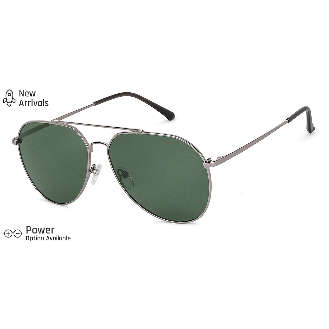 Vincent Chase Online Gunmetal Full Rim Aviator right side