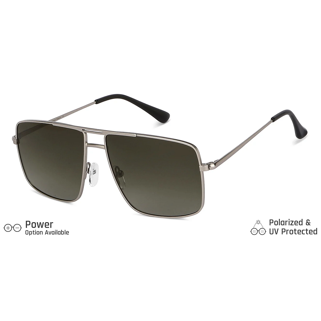 Vincent Chase Online Silver Full Rim Rectangle right side