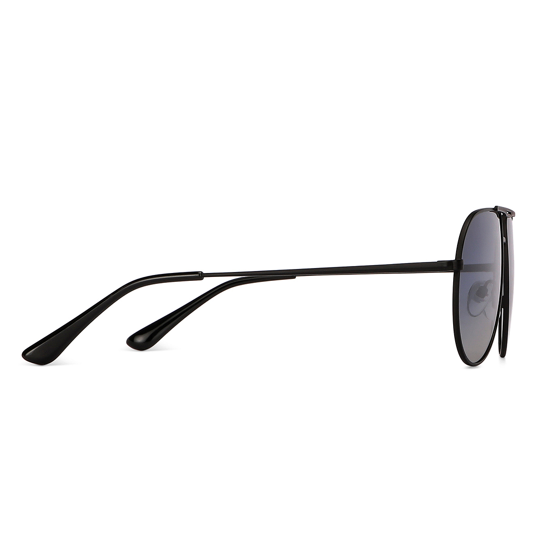Vincent Chase Online Black Full Rim Aviator left side