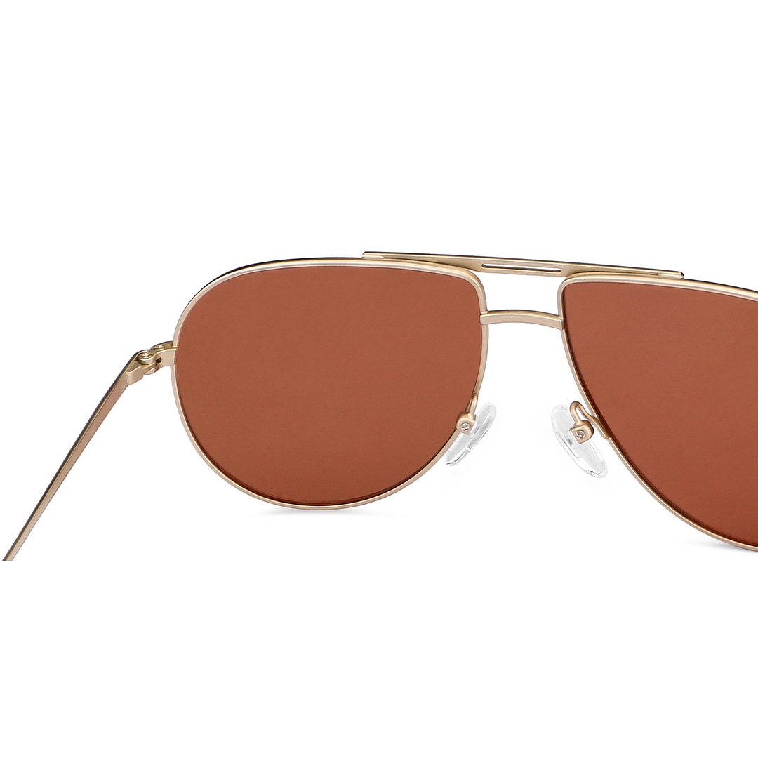 Vincent Chase Online Gold Full Rim Aviator right side