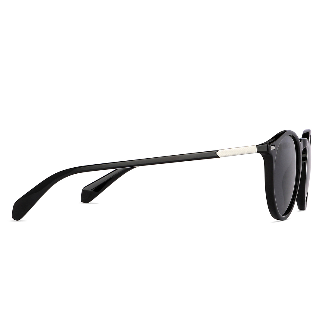 Vincent Chase Online Black Full Rim Round left side