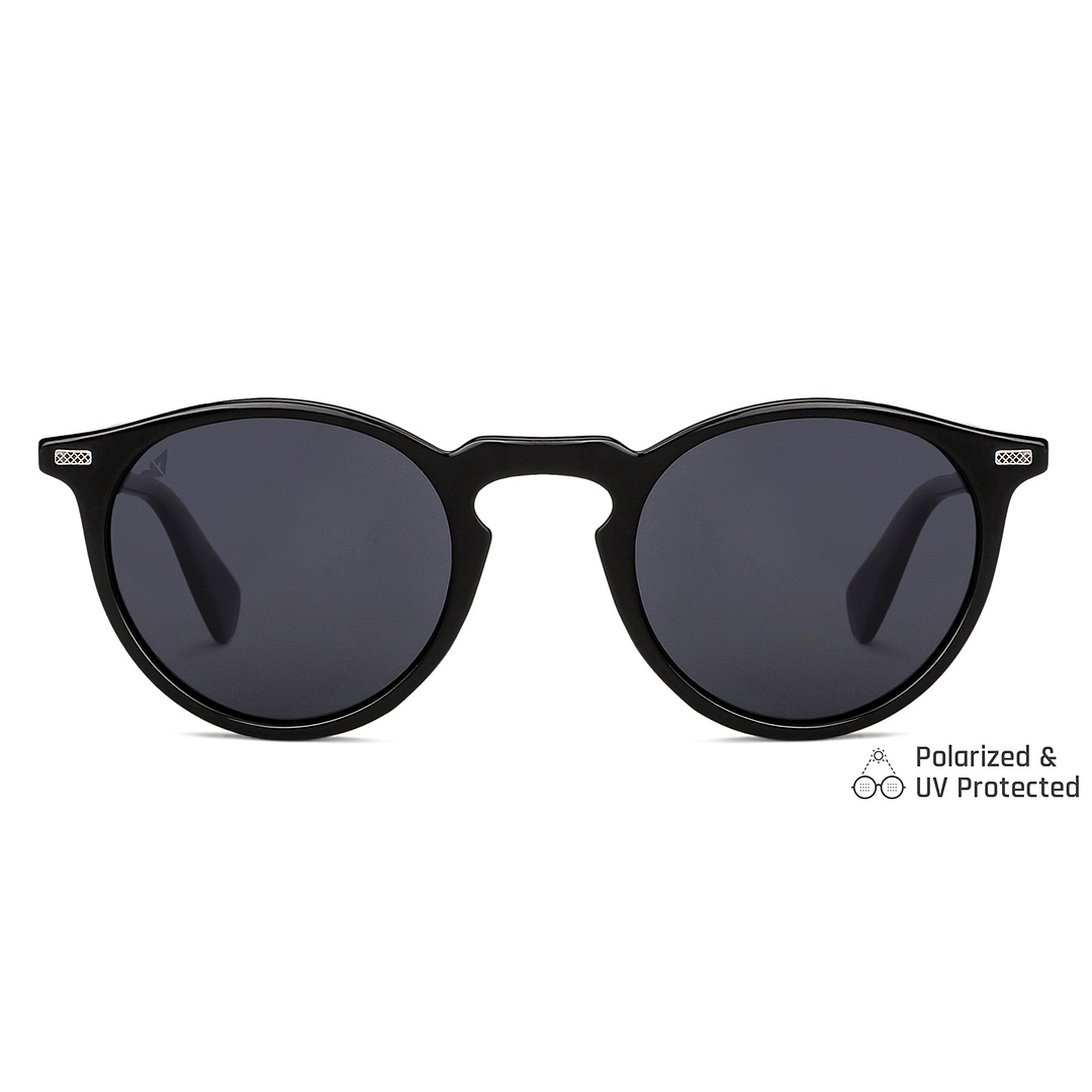 Vincent Chase Online Black Full Rim Round left side