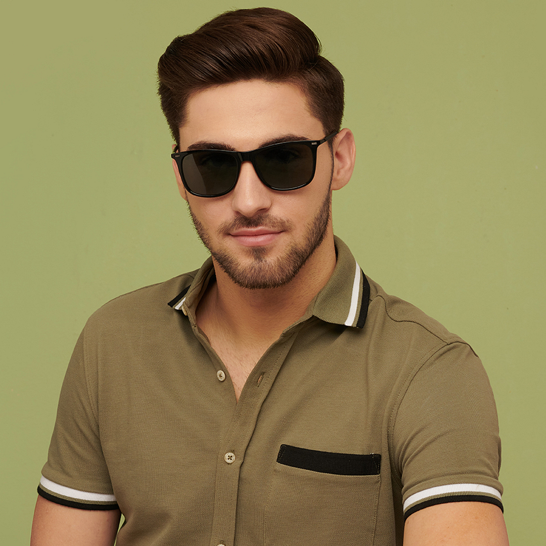 Vincent Chase Online Black Full Rim Square left side