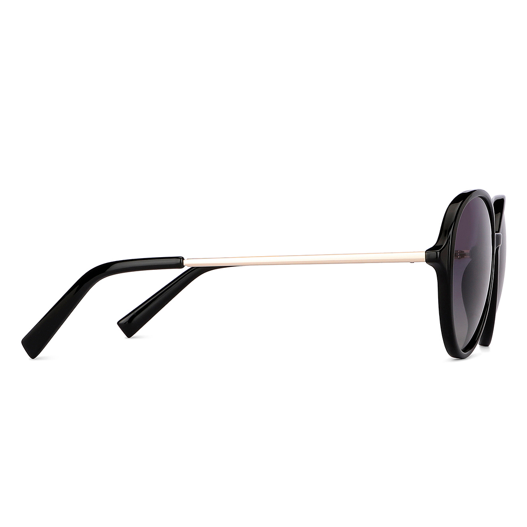 Vincent Chase Online Black Full Rim Round left side