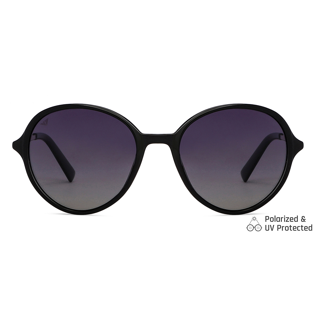 Vincent Chase Online Black Full Rim Round left side