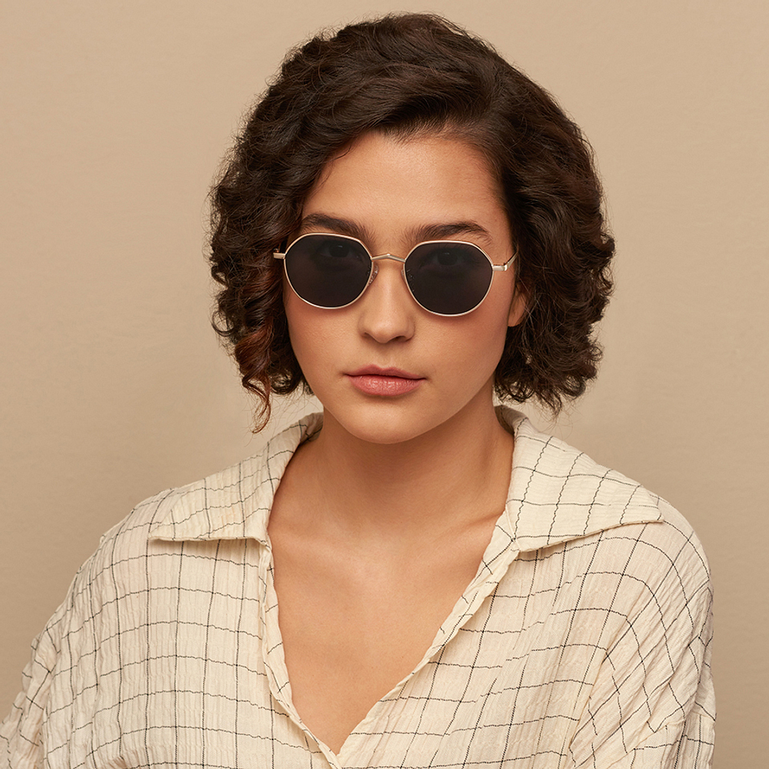 Vincent Chase Online Gold Full Rim Round left side