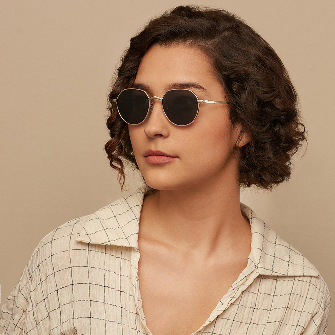 Vincent Chase Online Gold Full Rim Round right side