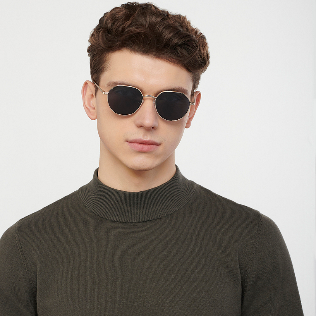 Vincent Chase Online Gold Full Rim Round left side