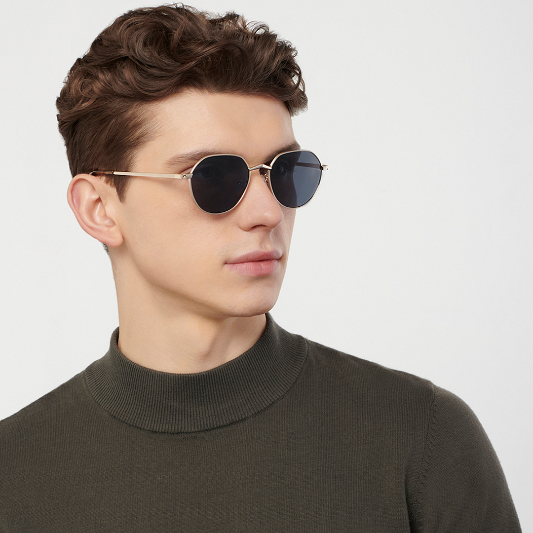 Vincent Chase Online Gold Full Rim Round right side