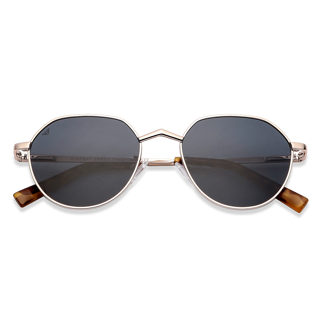 Vincent Chase Online Gold Full Rim Round left side