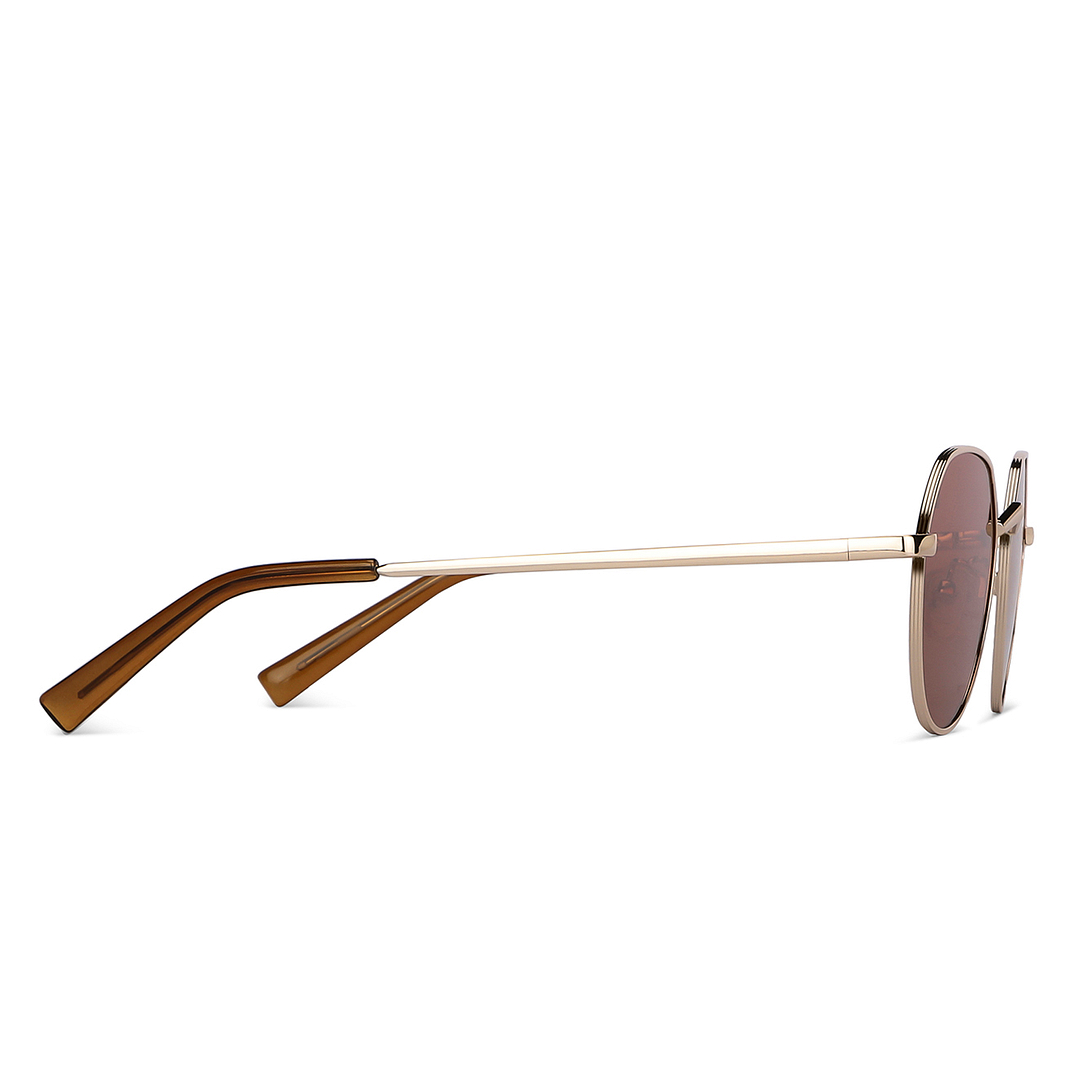 Vincent Chase Online Gold Full Rim Round left side