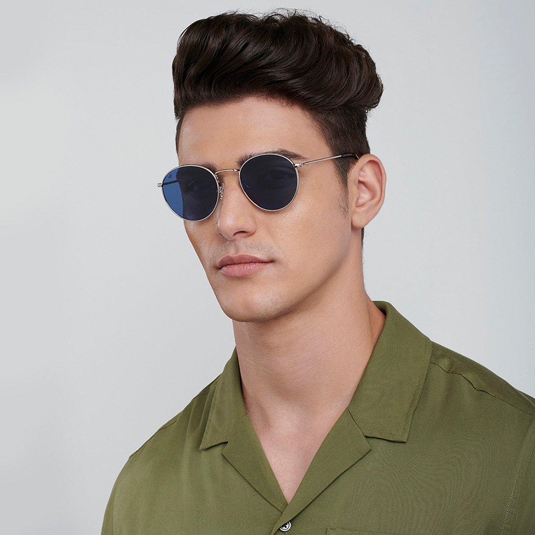Vincent Chase Online Silver Full Rim Round right side