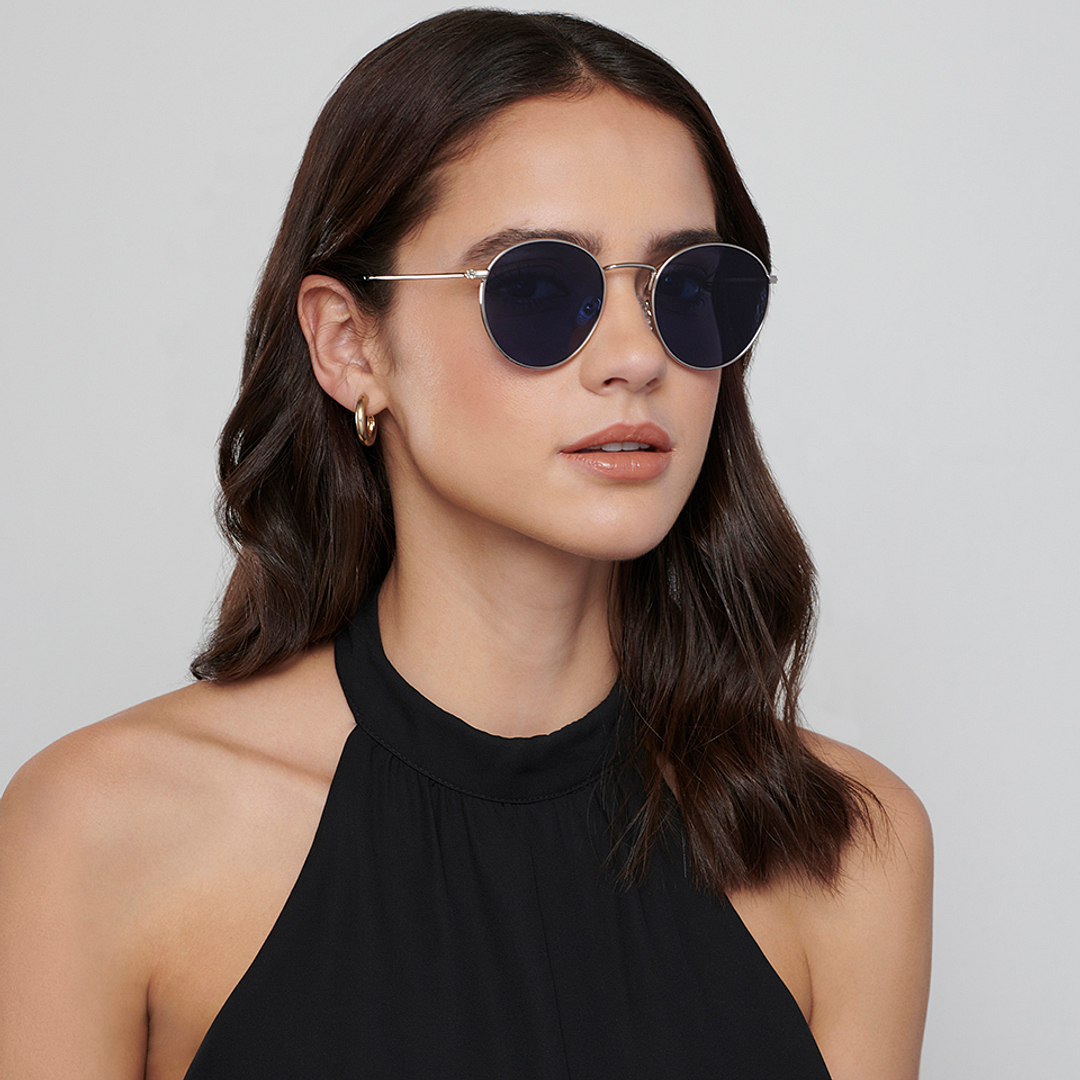Vincent Chase Online Silver Full Rim Round right side