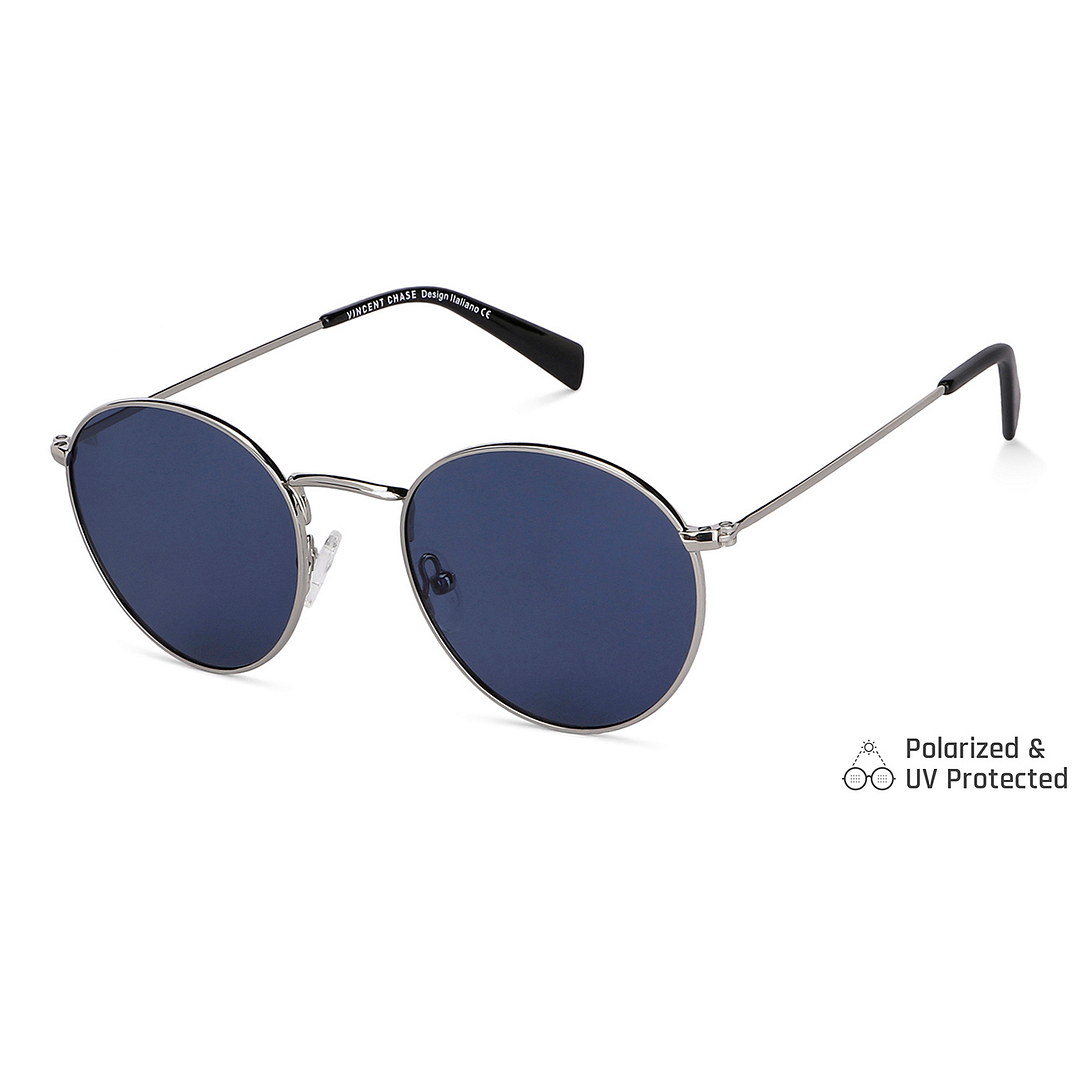 Vincent Chase Online Silver Full Rim Round right side