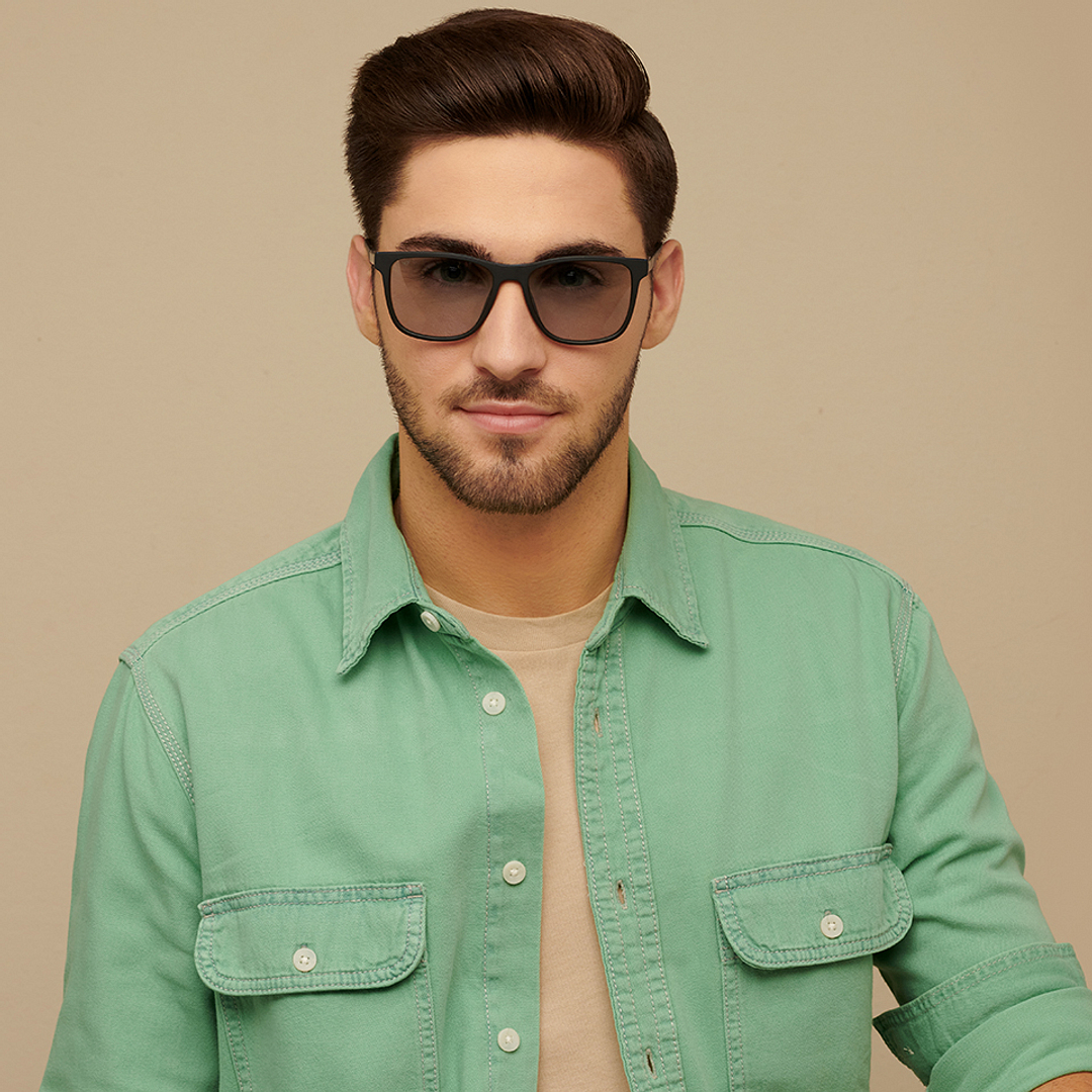 Vincent Chase Online Black Full Rim Square left side