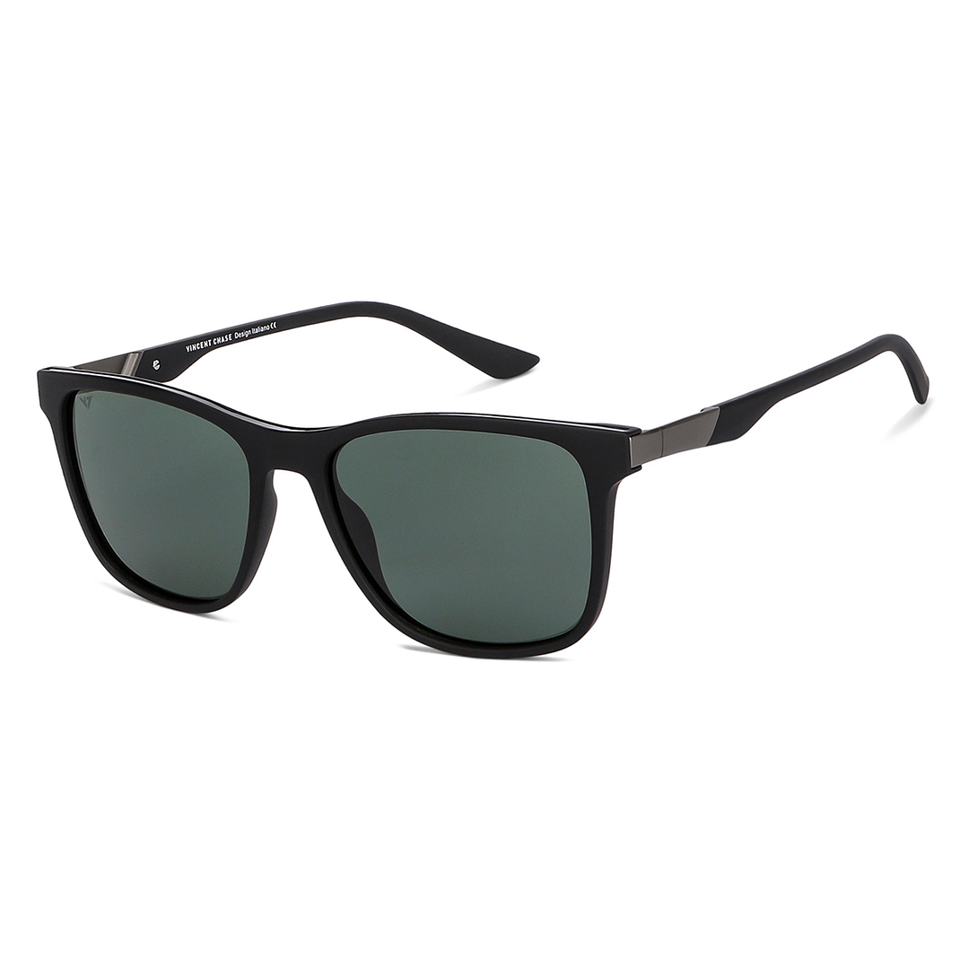 Vincent Chase Polarized Black Full Rim Square right side