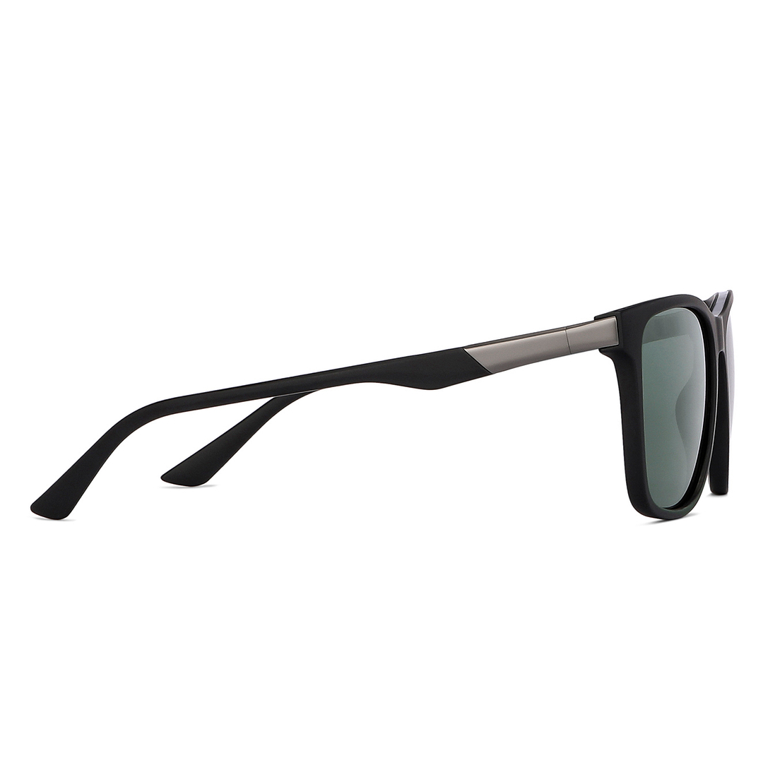 Vincent Chase Polarized Black Full Rim Square left side