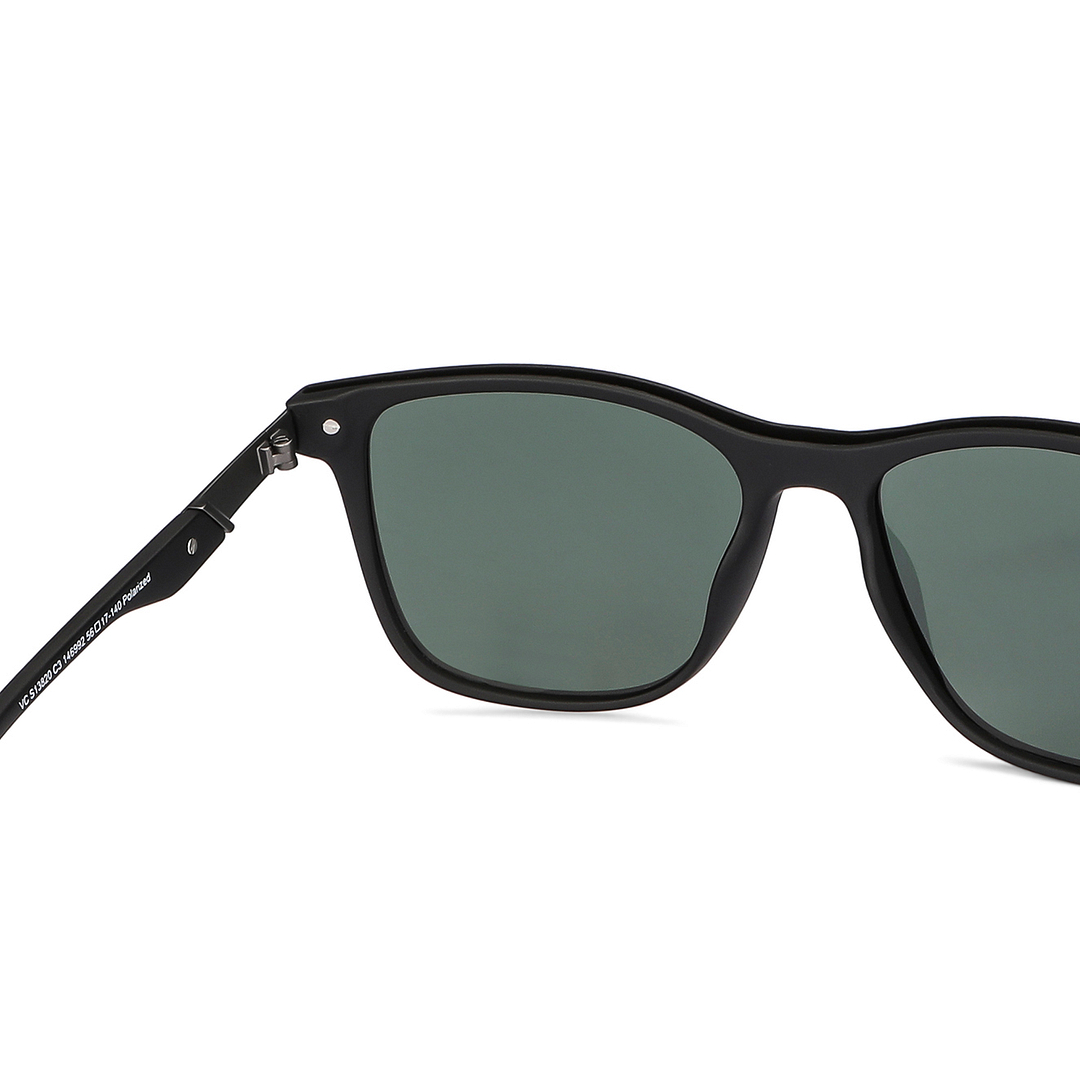 Vincent Chase Polarized Black Full Rim Square right side