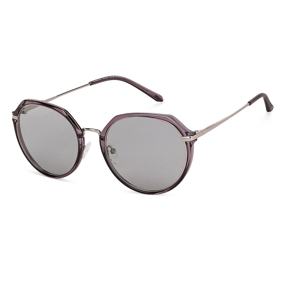 Vincent Chase Online Gunmetal Full Rim Geometric right side