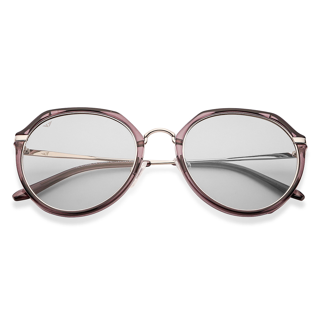 Vincent Chase Online Gunmetal Full Rim Geometric left side