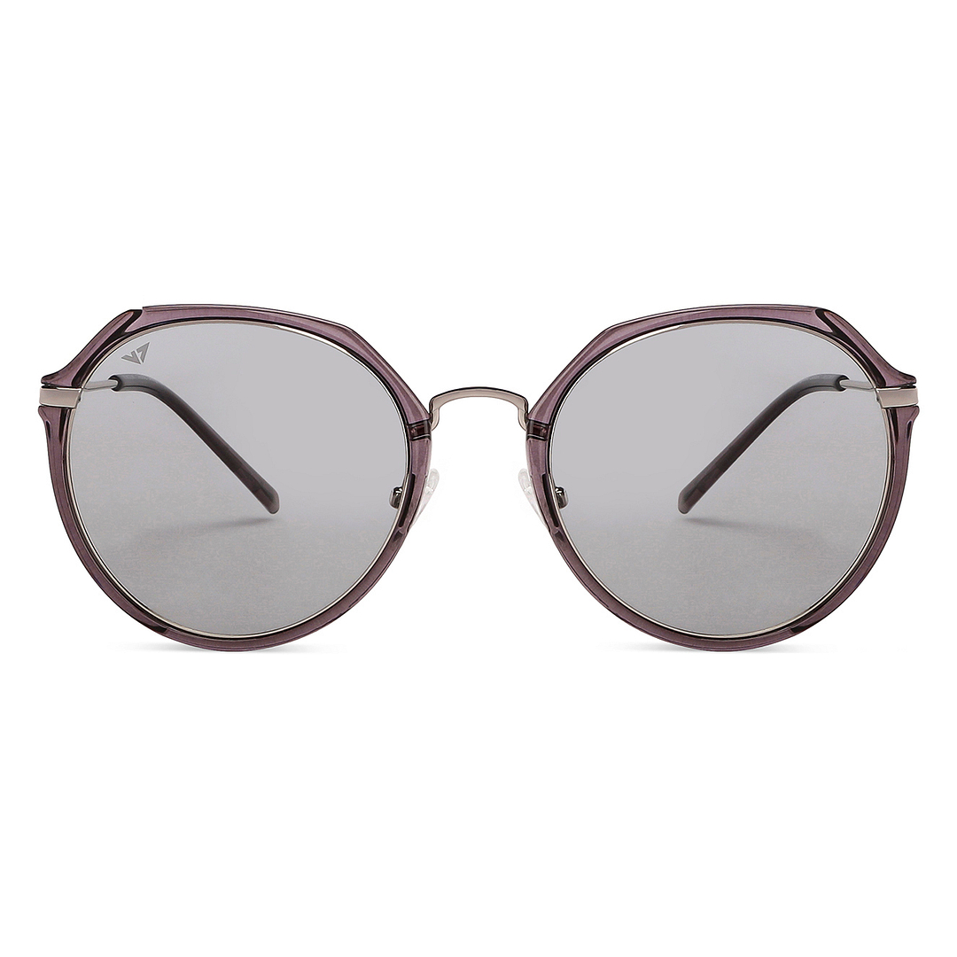 Vincent Chase Online Gunmetal Full Rim Geometric left side