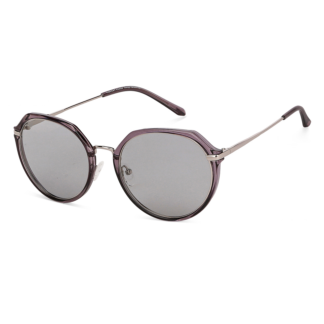 Vincent Chase Online Gunmetal Full Rim Geometric right side