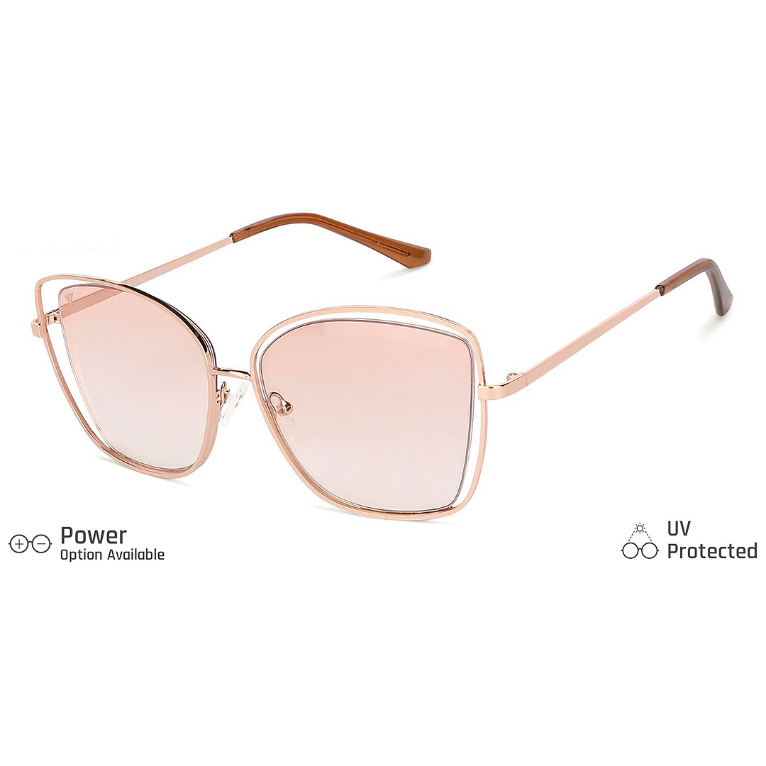 Vincent Chase Online Gold Full Rim Cat Eye right side