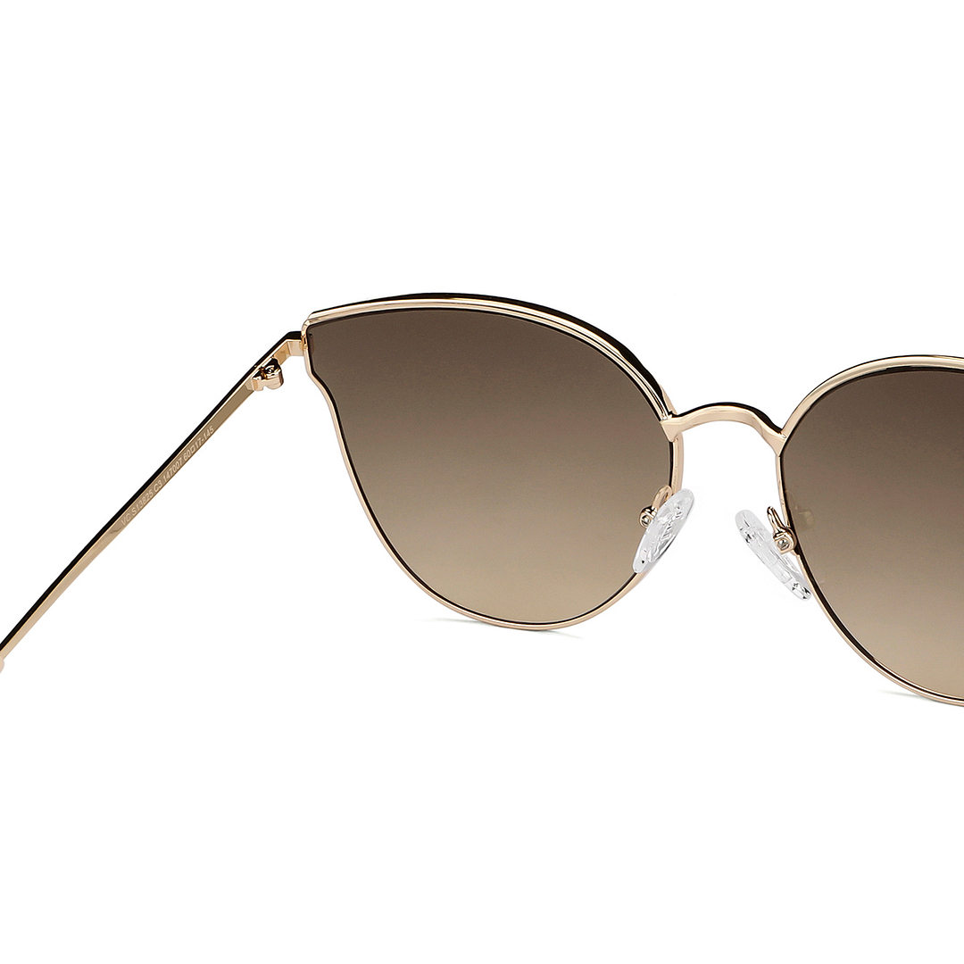 Vincent Chase Online Gold Full Rim Cat Eye right side