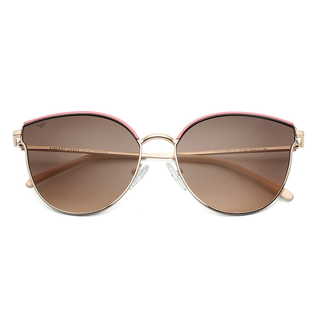 Vincent Chase Online Gold Full Rim Cat Eye left side