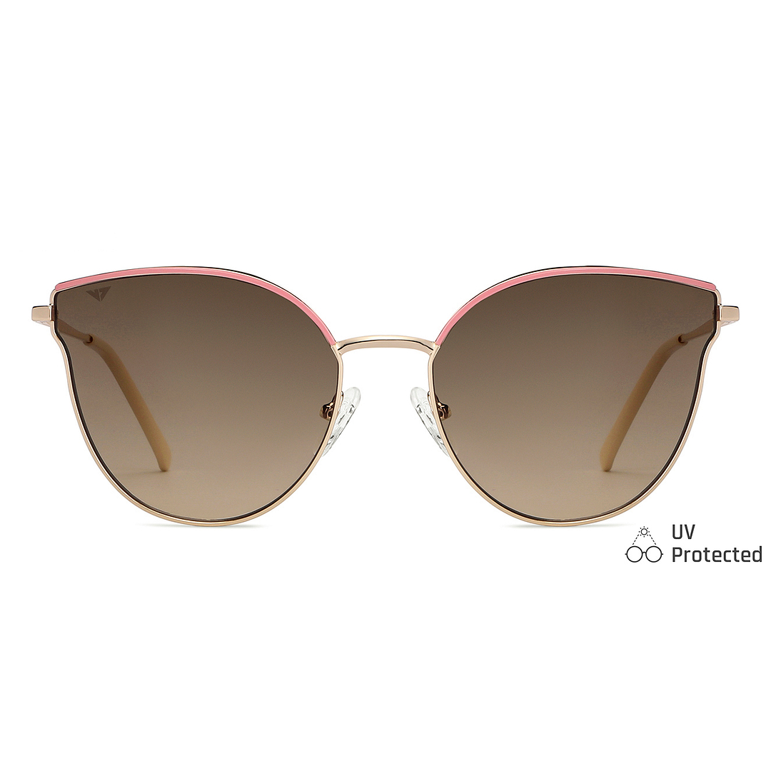 Vincent Chase Online Gold Full Rim Cat Eye right side