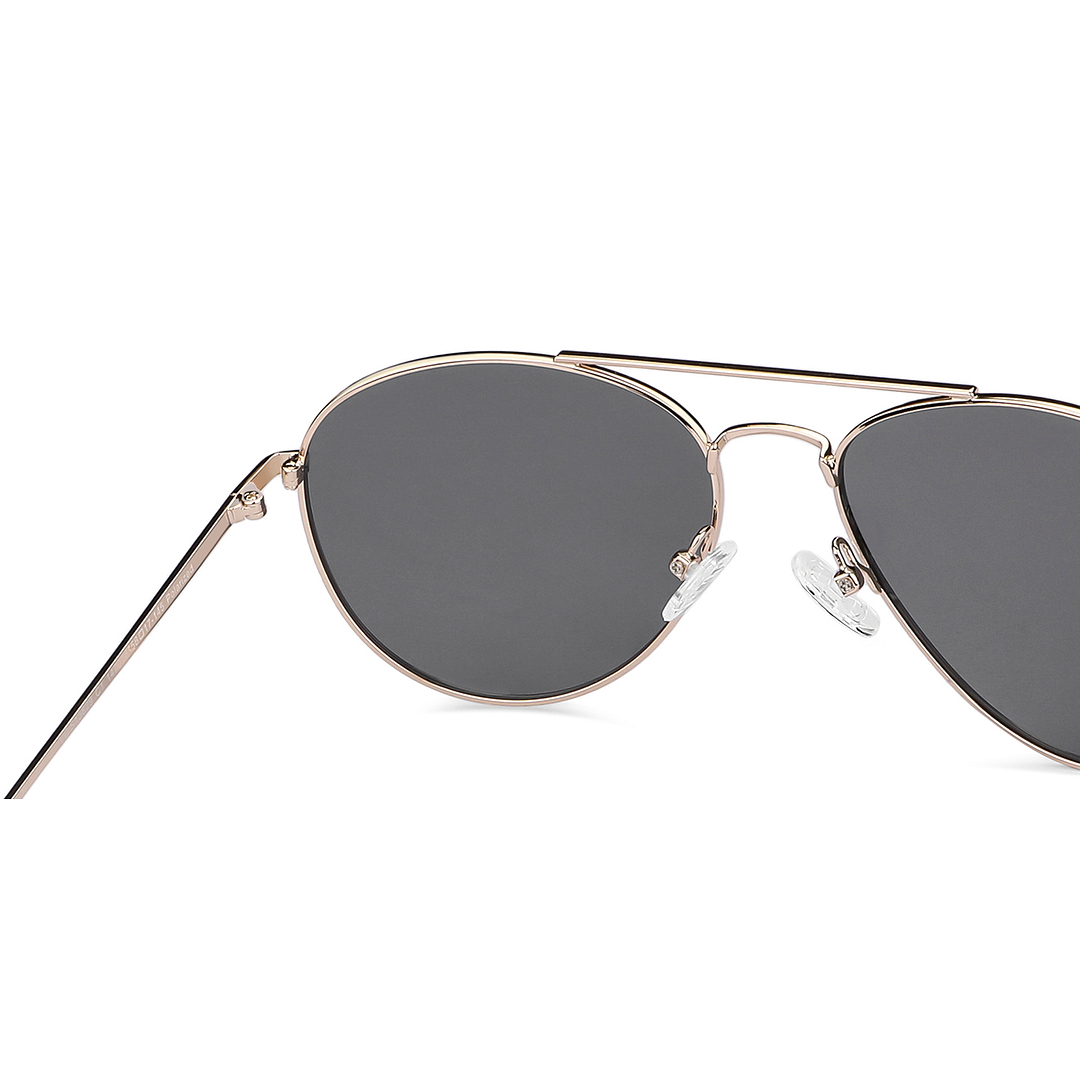 Vincent Chase Online Black Full Rim Aviator right side