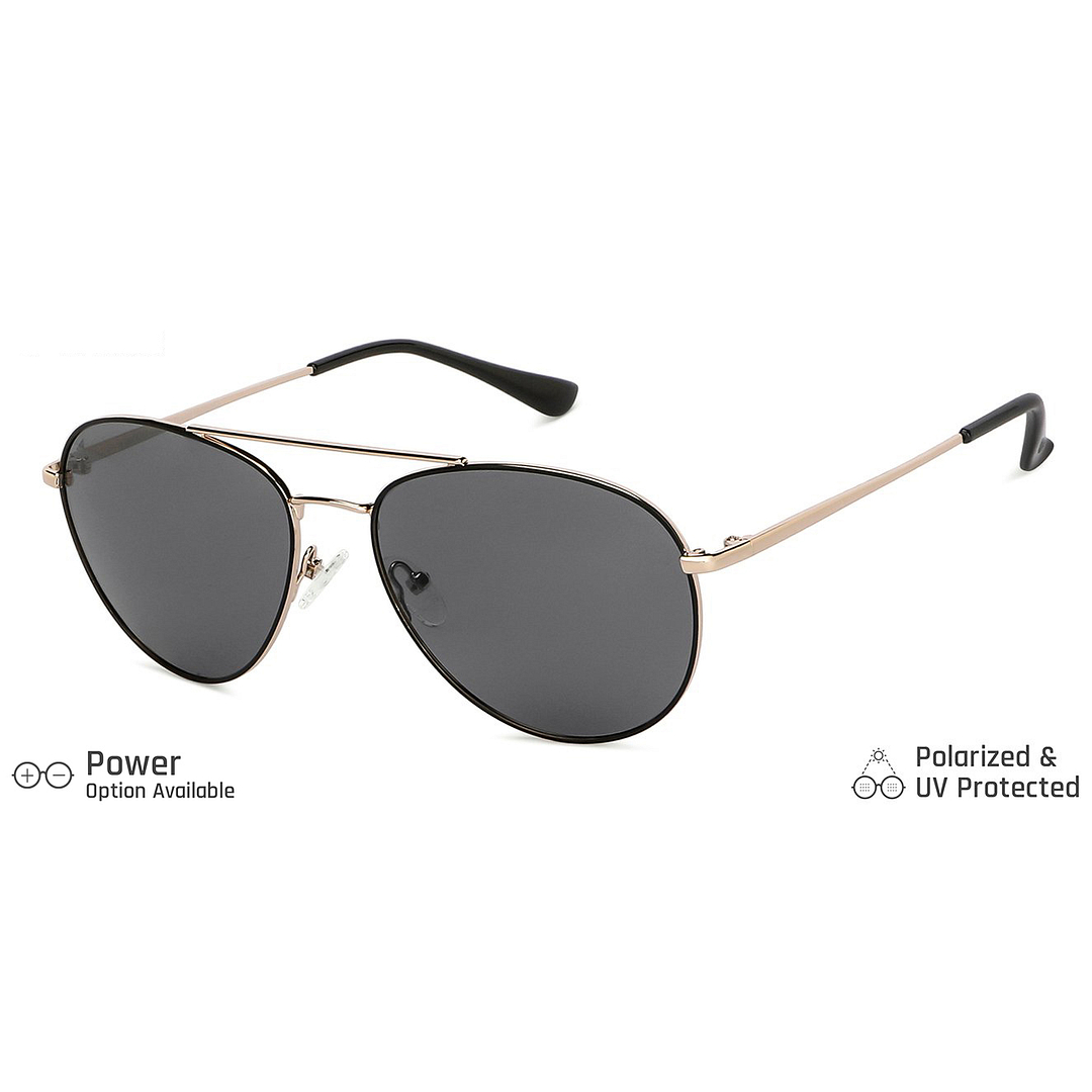 Vincent Chase Online Black Full Rim Aviator right side