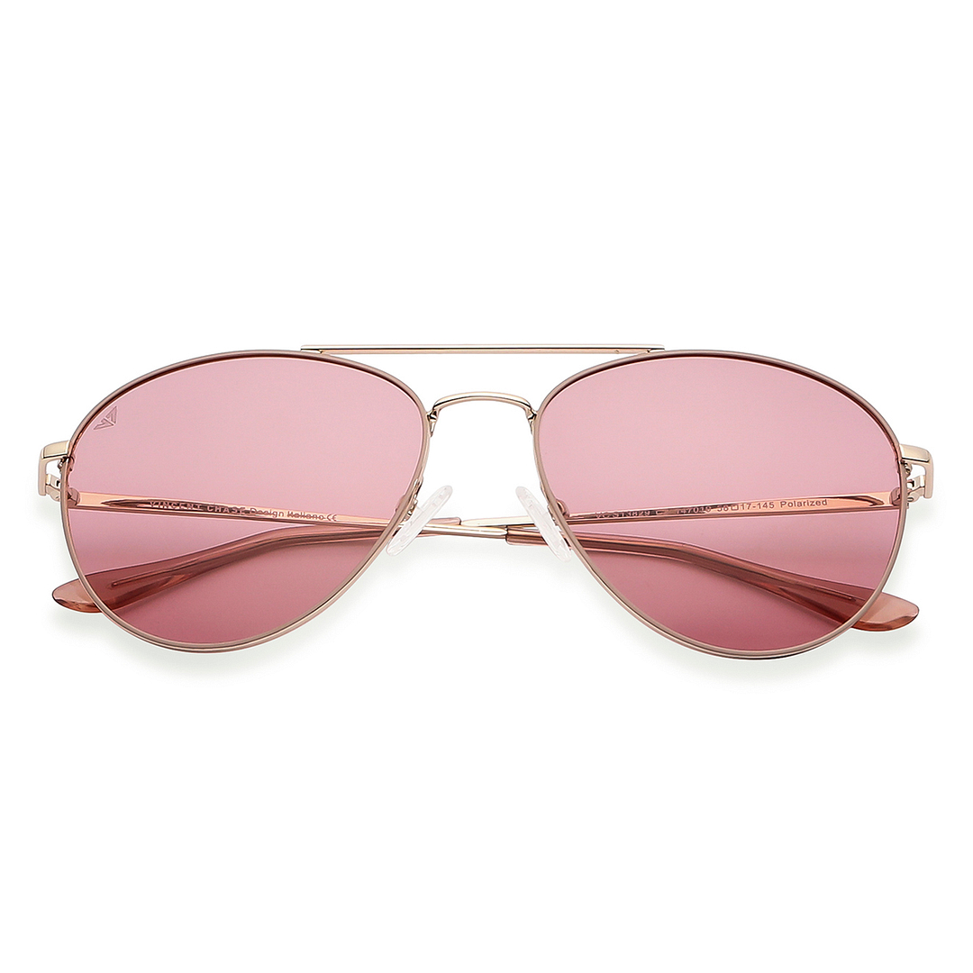 Vincent Chase Online Gold Full Rim Aviator left side