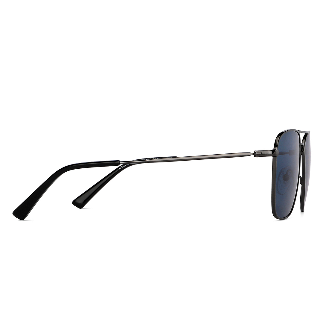 Vincent Chase Polarized Gunmetal Full Rim Rectangle left side