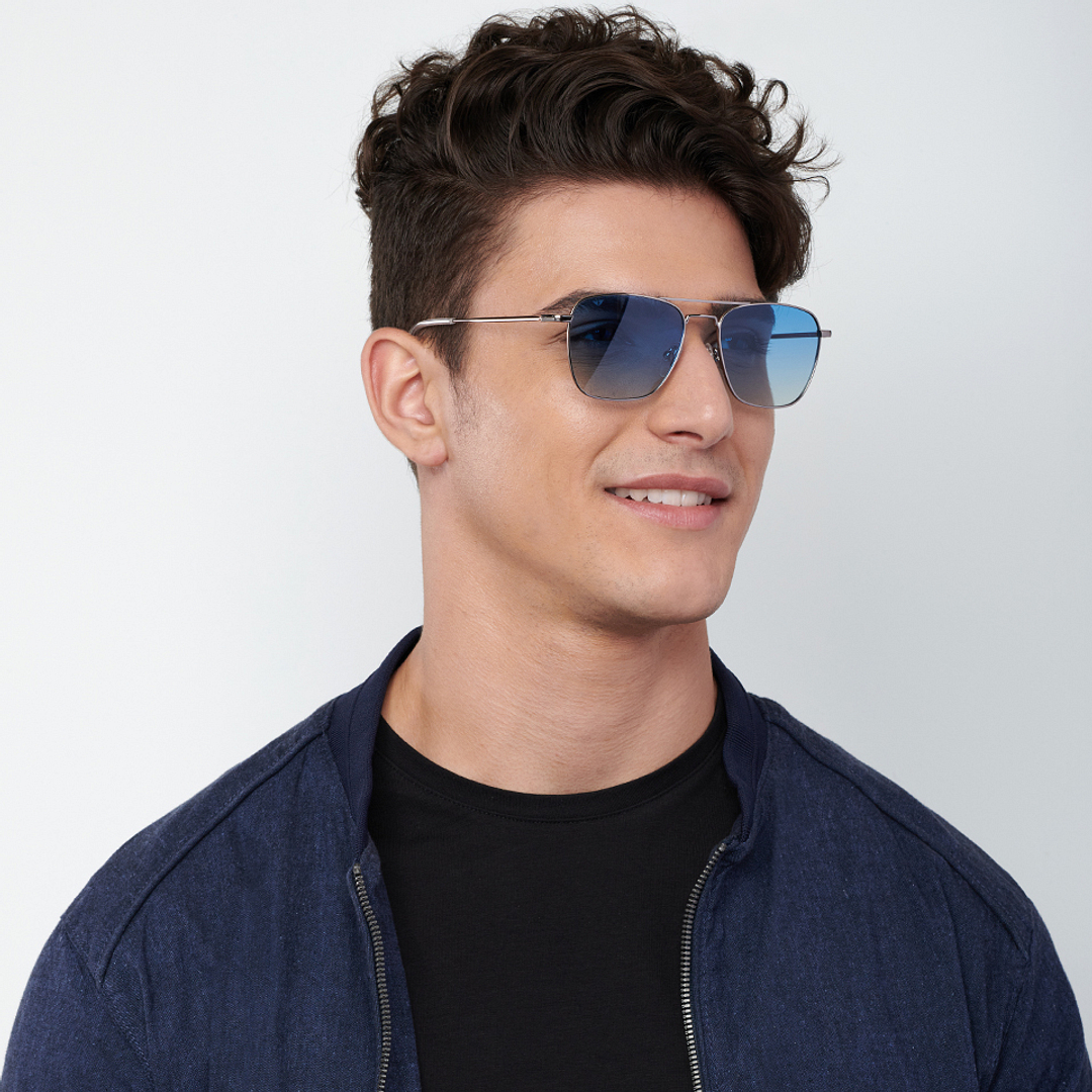 Vincent Chase Online Gunmetal Full Rim Rectangle right side