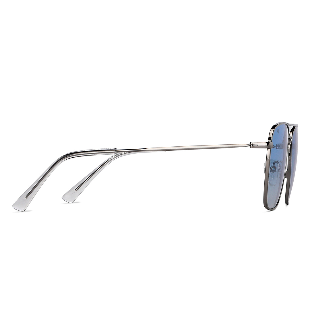 Vincent Chase Online Gunmetal Full Rim Rectangle left side